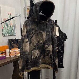 686 Black and Tan Camouflage Hoodie New Without Tags